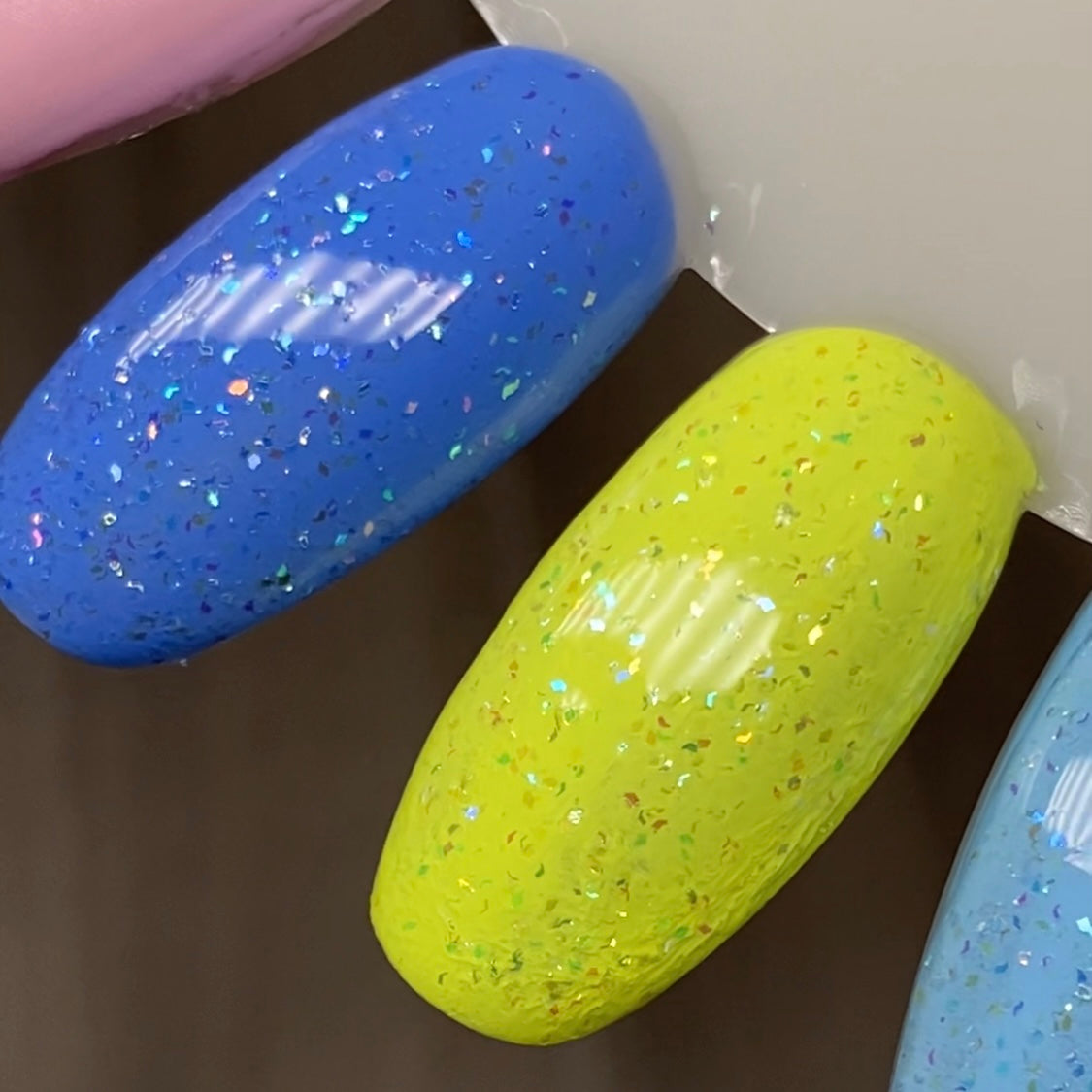 Iridescent Shreds Topper