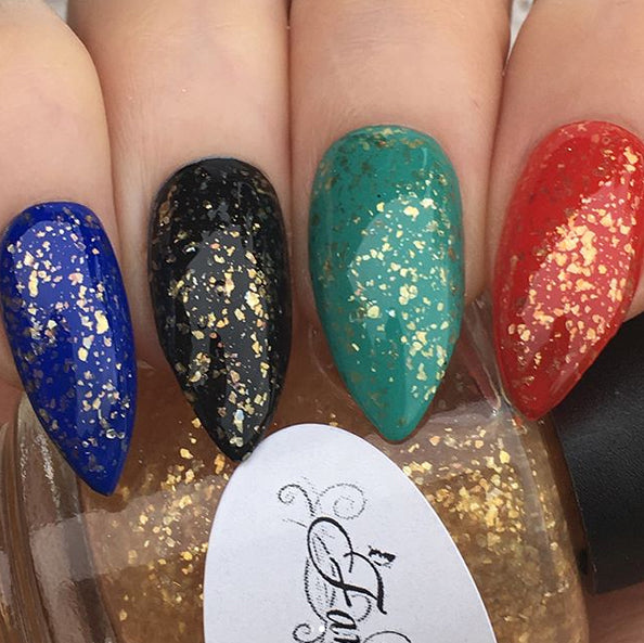 Gold Flakes Top Coat