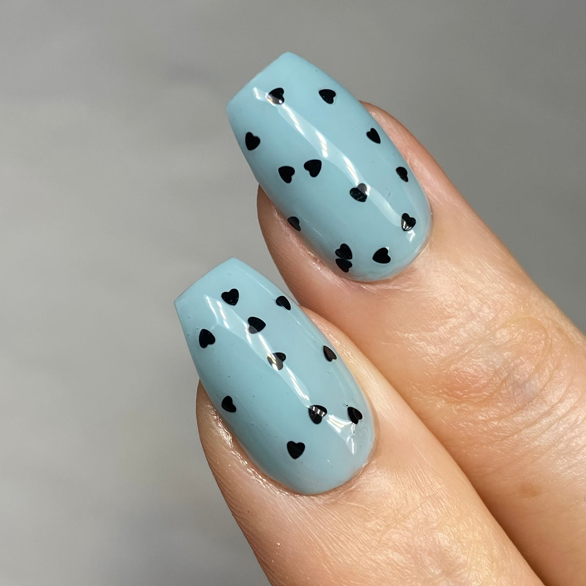 Black Mini Hearts