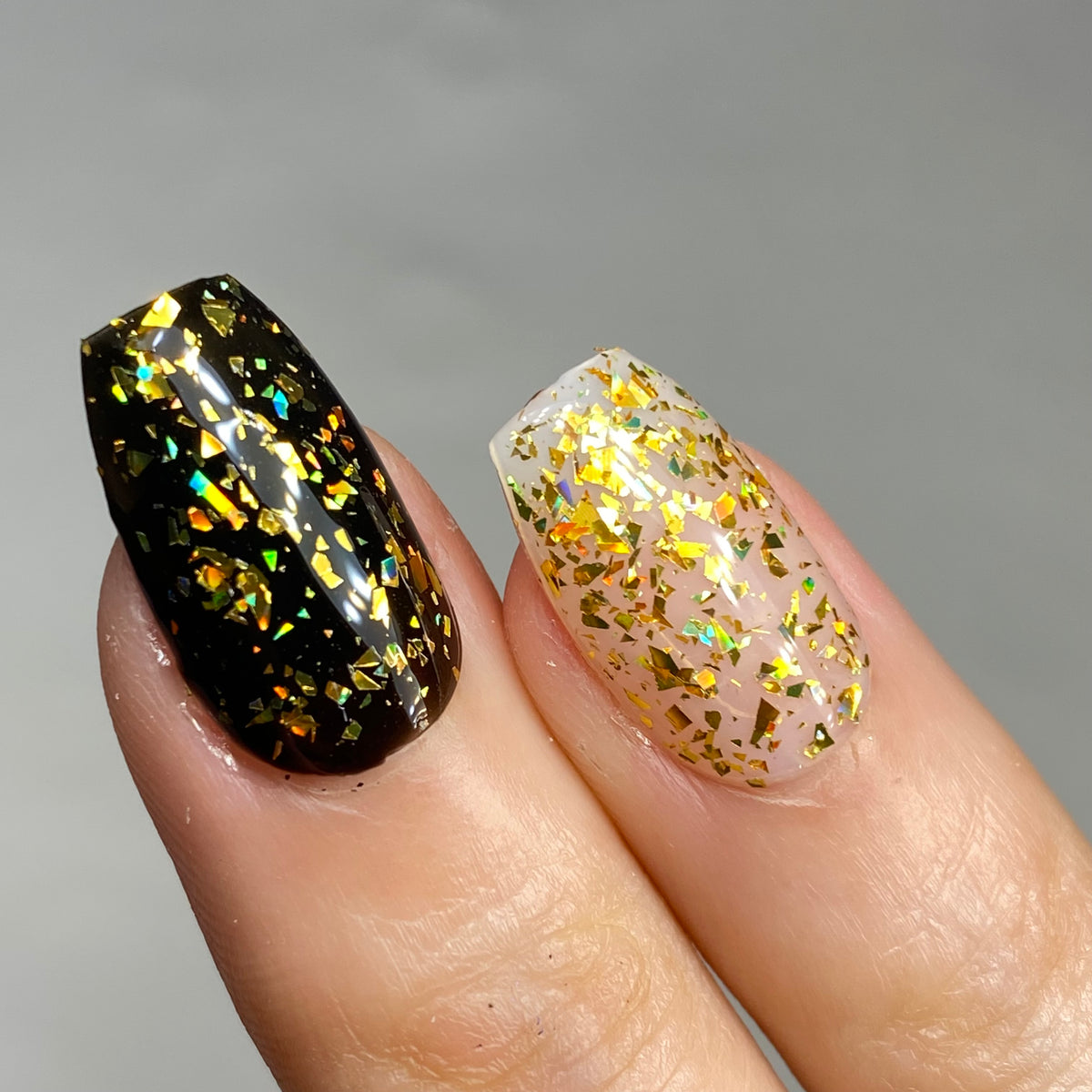 Gold Holographic Shards
