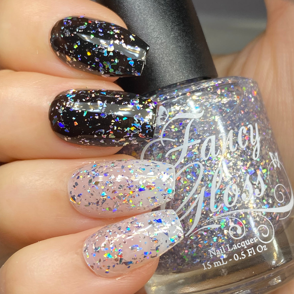 Silver Holographic Shards