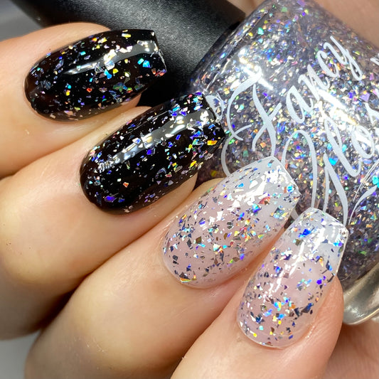 Silver Holographic Shards