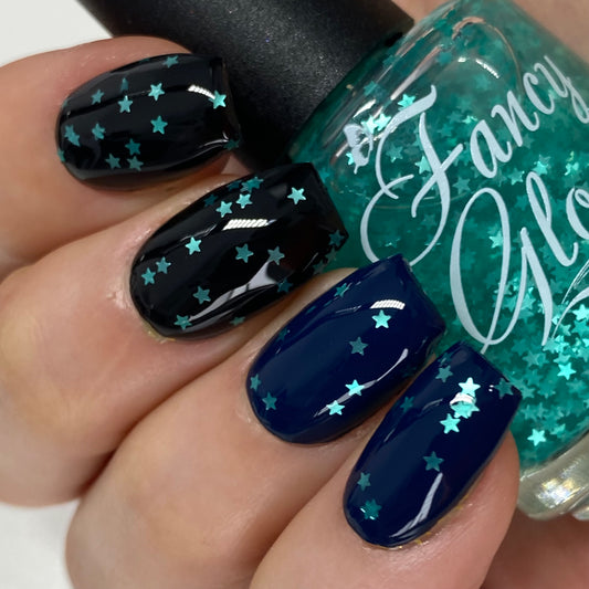 Teal Mini Stars