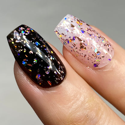 Pink Holographic Shards