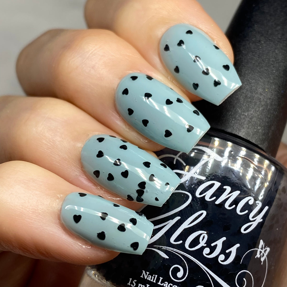 Black Mini Hearts
