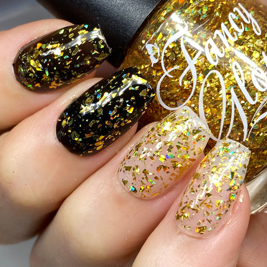 Gold Holographic Shards
