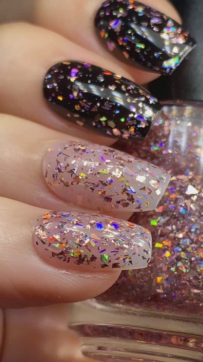 Pink Holographic Shards