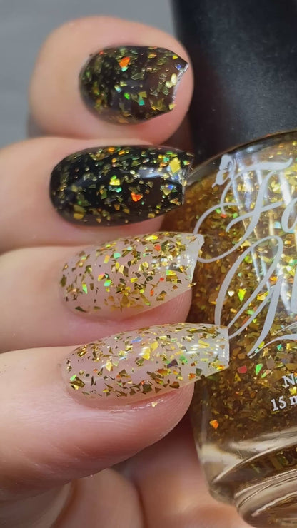 Gold Holographic Shards