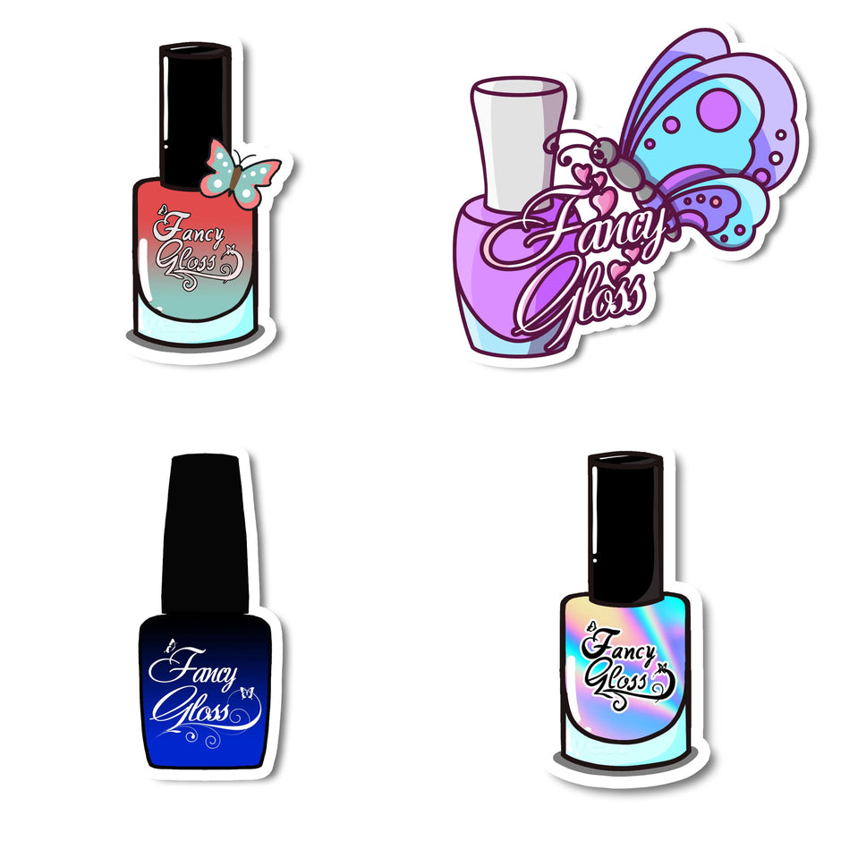 Nail Decals & Stickers Fancy Gloss