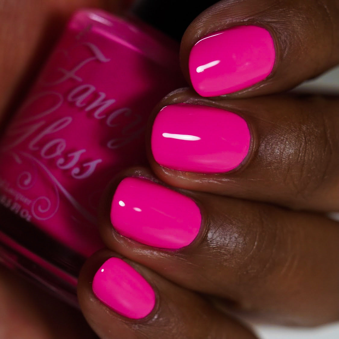 50 Trendy Pink Nails That're Perfect For Spring : Hot Pink French Tip Nails  I Take You | Wedding Readings | Wedding Ideas | Wedding Dresses | Wedding  Theme