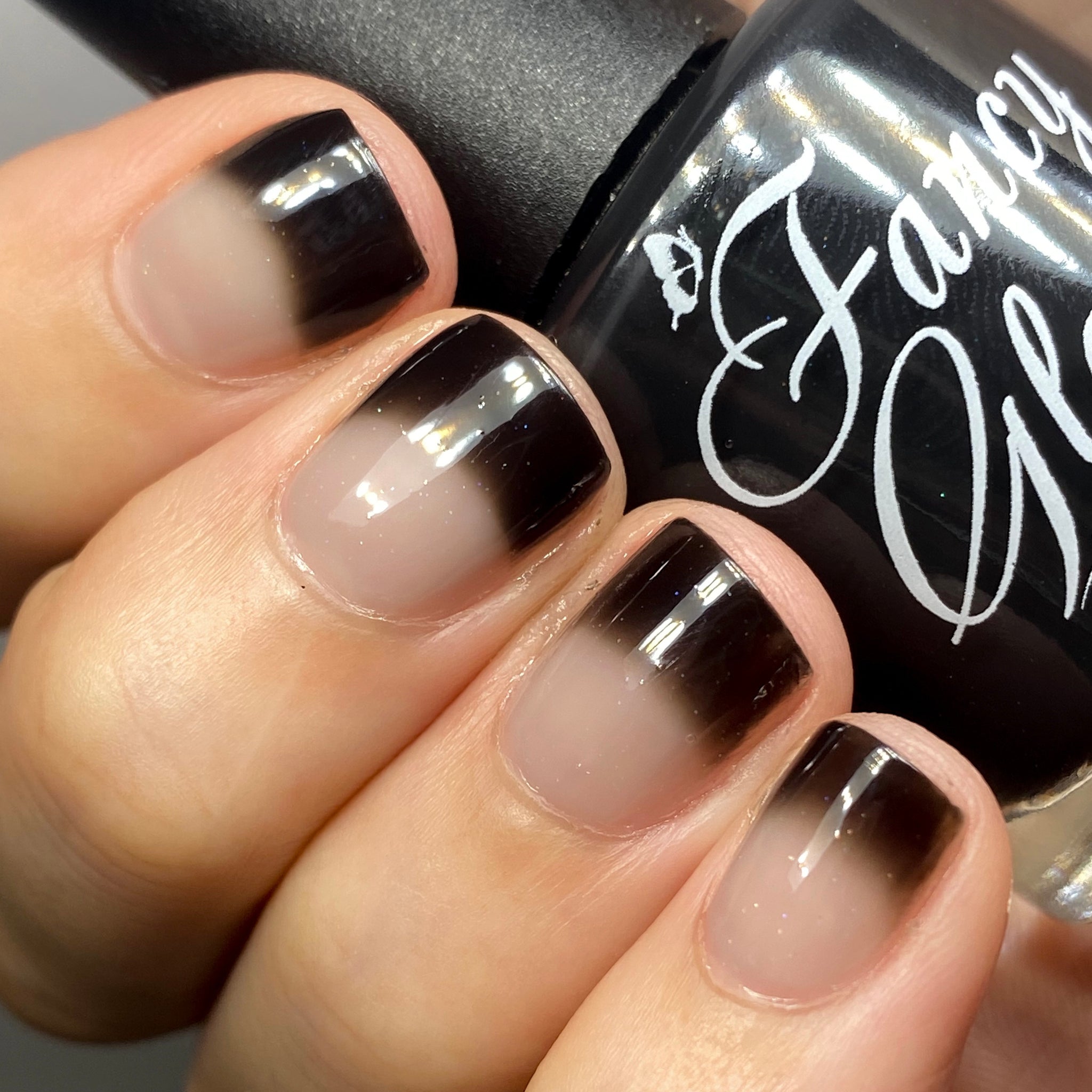 Black Thermal Top Coat Fancy Gloss